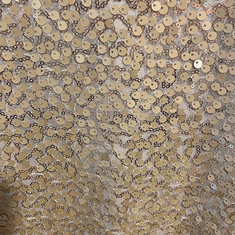 NWT Emma Street Gold Sequin Gown - Picture 3 of 7